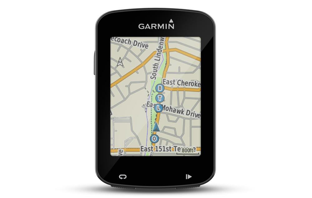 Garmin Edge 820 - Route voorbeeld
