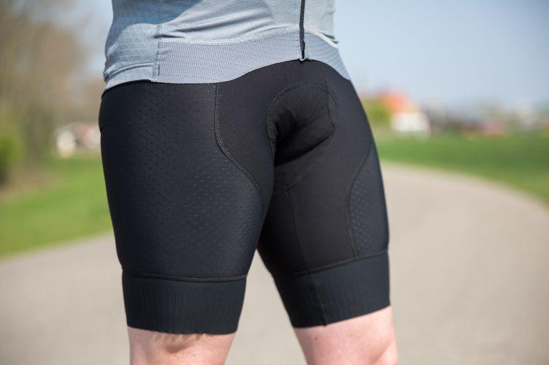 De twee eigen hightech materialen van Castelli werken goed en zien er nog mooi uit ook.