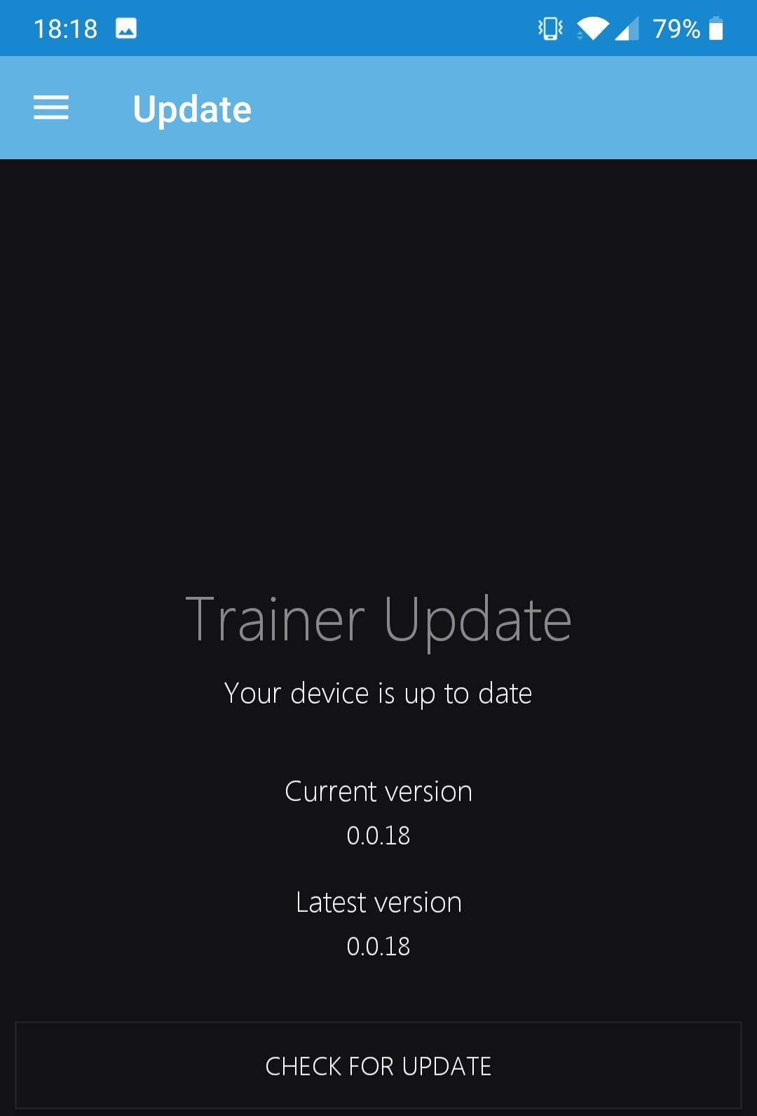 Vérifiez régulièrement si une mise à jour est disponible pour votre Tacx Neo 2. Vous le faites dans l’application Tacx Utility.