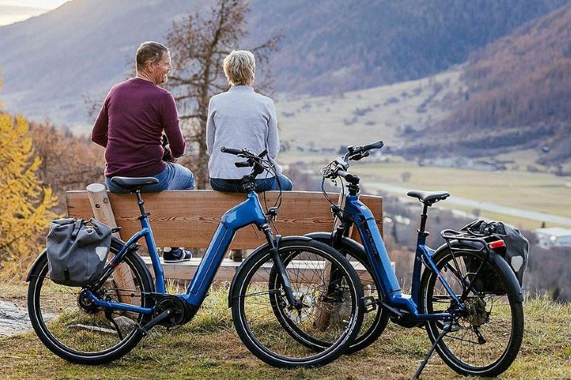 Elektrische fiets met lage instap
