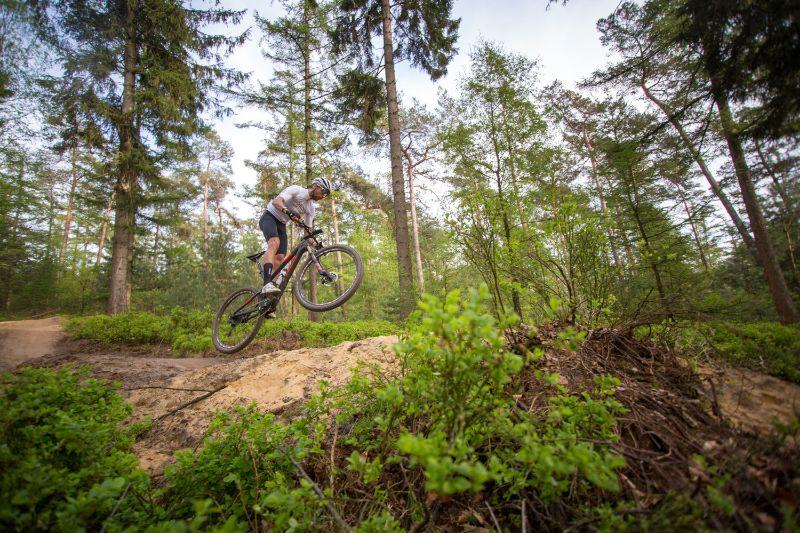 Even een sprongetje voor de lol zat er niet meer in de laatste kilometers.