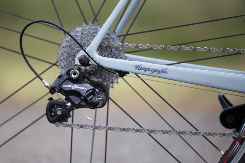 Largest cassette with store short cage derailleur